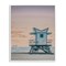Stupell Industries Miami Lifeguard Stand Framed Giclee Wall Art Design by LSR Design Studio